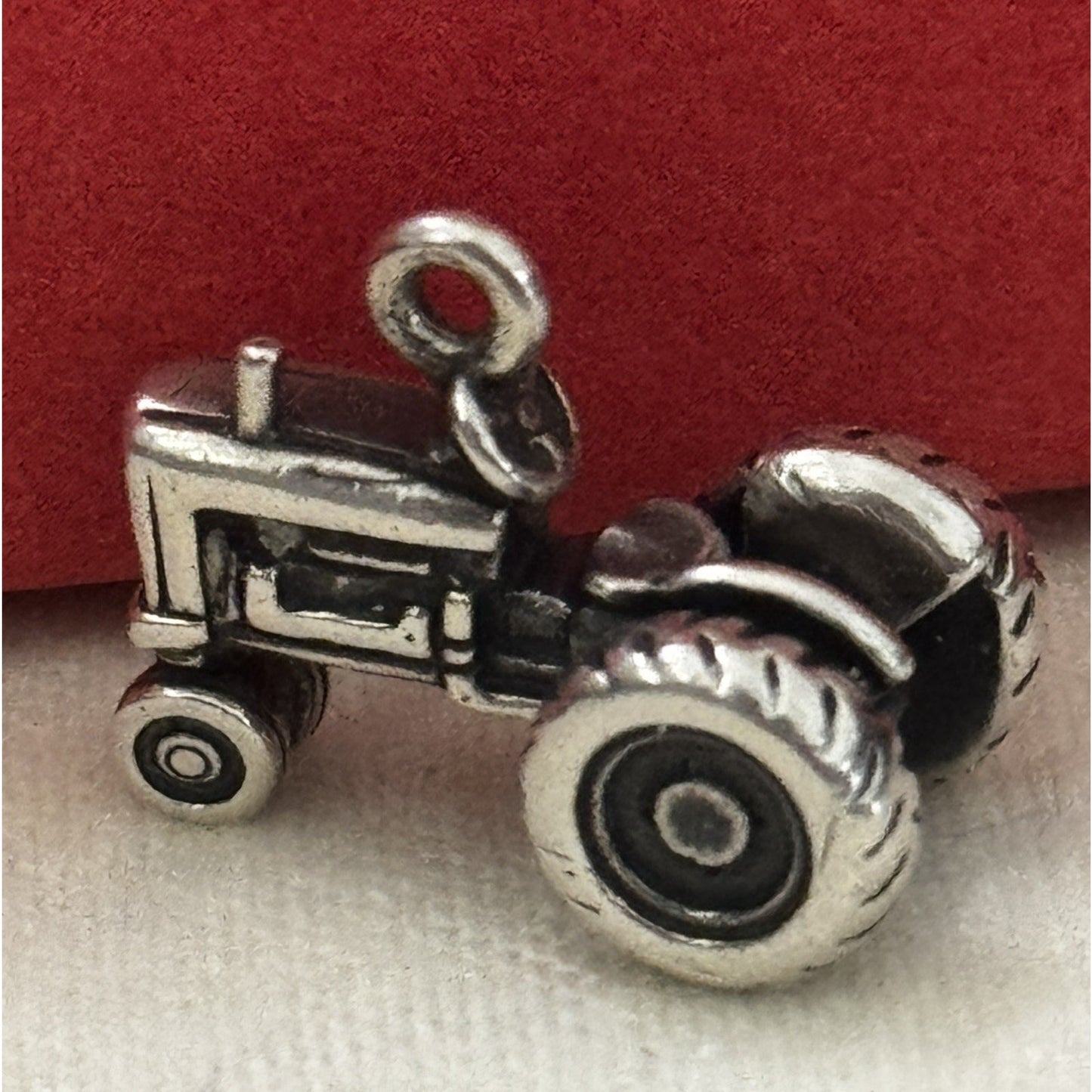 James Avery Retired Sterling Silver Tractor Charm