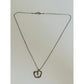 Tiffany & Co. Elsa Peretti Sterling Silver Open Apple 16” Necklace