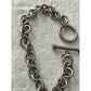 Kiran Jewels KRN Sterling Silver 925 Diamonds 1/4 Ct Heart Chain Charm Bracelet