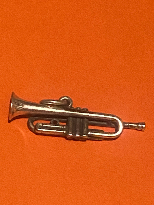 Preowned James Avery Retired Silver Trumpet Charm