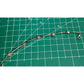 Vintage Pink Tourmaline Sterling Silver 5 Stone Link Bracelet 7.5” 90s - Y2K
