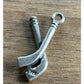 925 Sterling Silver Hockey Sticks Charm