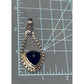 Michael Dawkins 925 Sterling Silver Black Onyx Pendant Enhancer Chain Link 17g