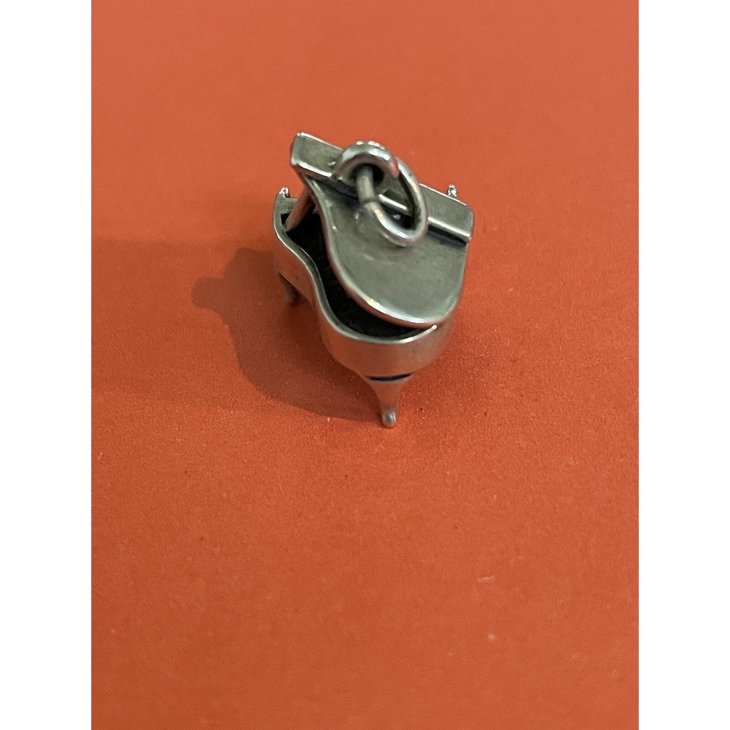 James Avery Retired Silver Open Grand Piano Charm Pre-Owned