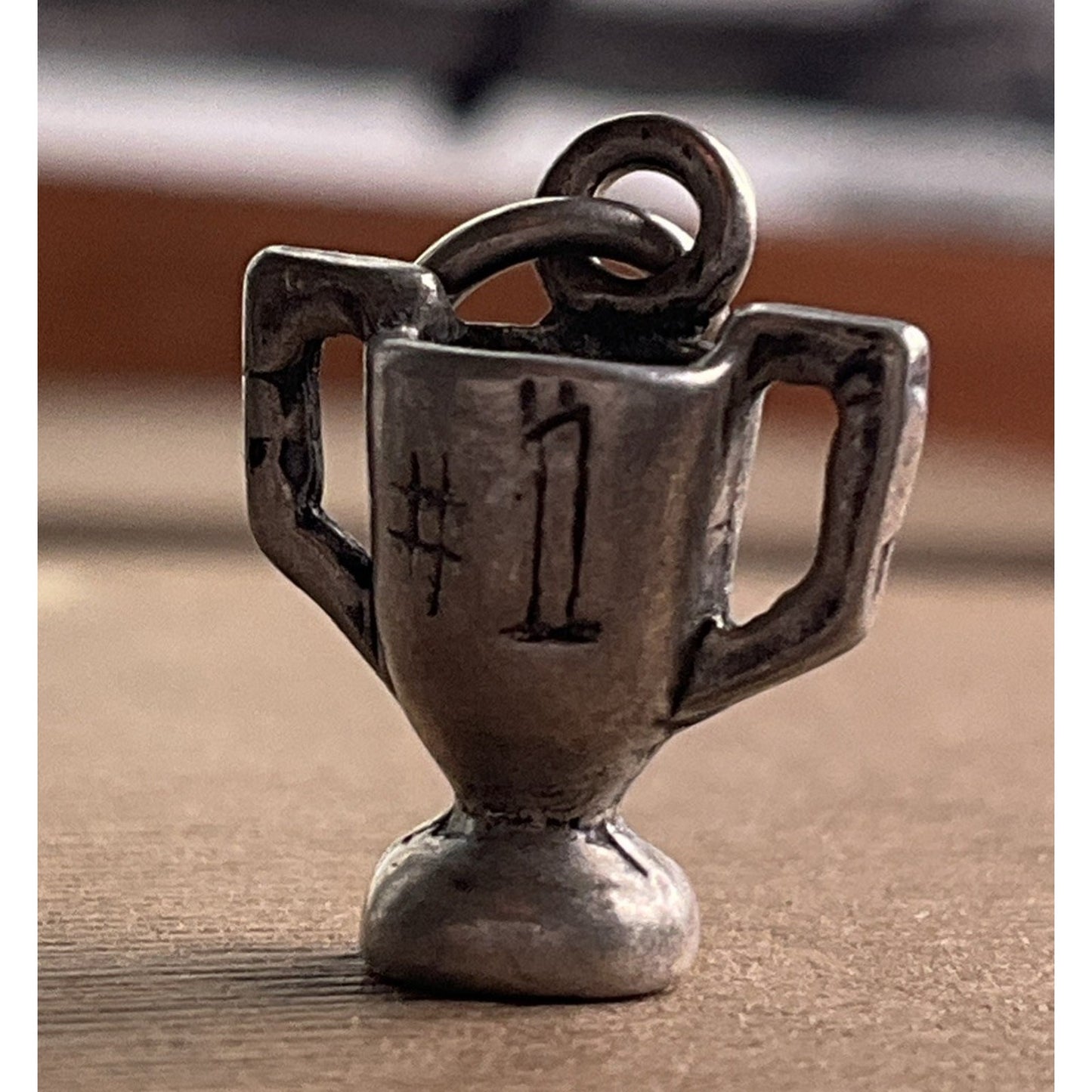 Vintage Sterling Silver #1 Trophy Charm