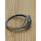 Vintage HSN Rarities Carol Brodie Sterling Silver Evil Eye Red Sapphire Ring Sz