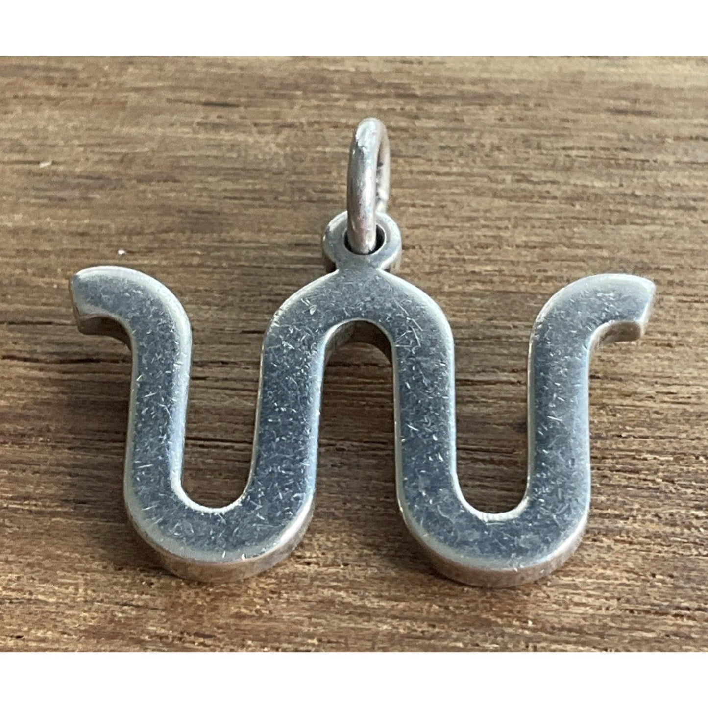 Retired James Avery Sterling Silver King Ranch Running w/ Brand Pendant/Charm
