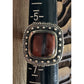 Sterling Silver Carnelian Cabochon Statement Ring India 925 Ring Size 6