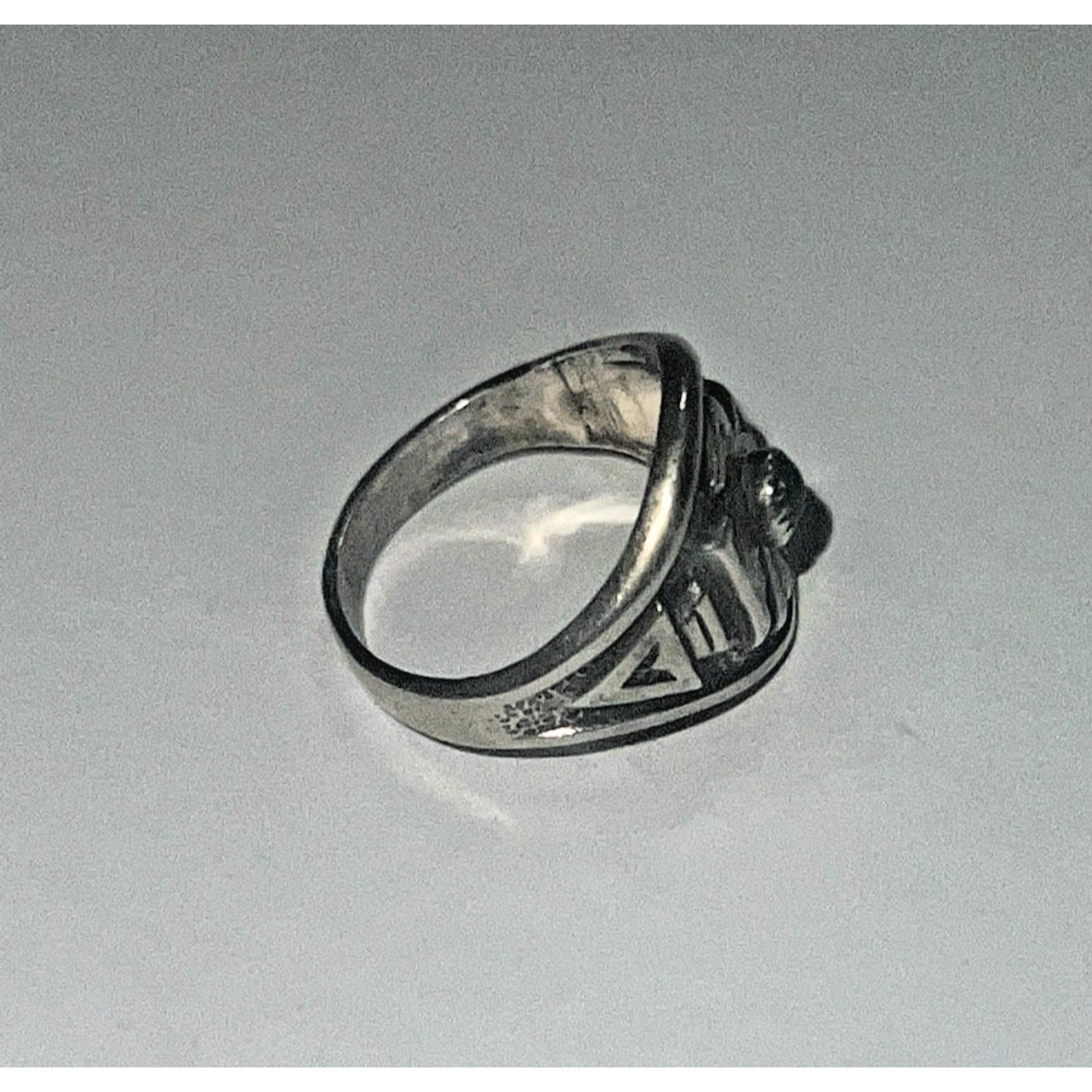 Vintage Bell Trading Navajo Post Sterling Thunderbird Ring w