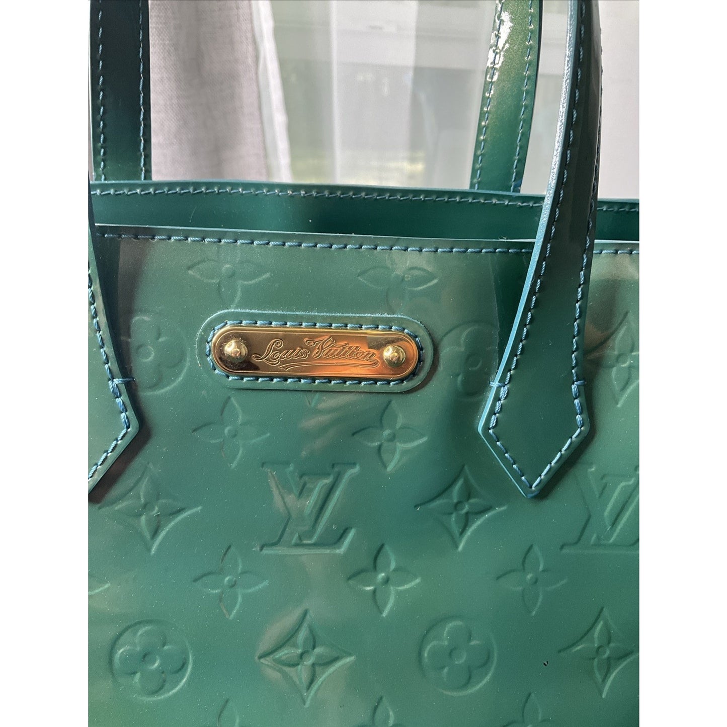*Louis Vuitton* RARE! AUTHENTICATED Lagoon ( Green) Wilshire PM