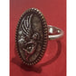James Avery Retired Bronze & Sterling Silver Seraphina Angel Ring Size 10 Pre-Owned
