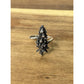 James Avery Retired Sterling Silver Texas Bluebonnet Ring Size 8