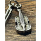 Vintage Sterling Silver Violin With Bow Charm Musical Instrument Charm