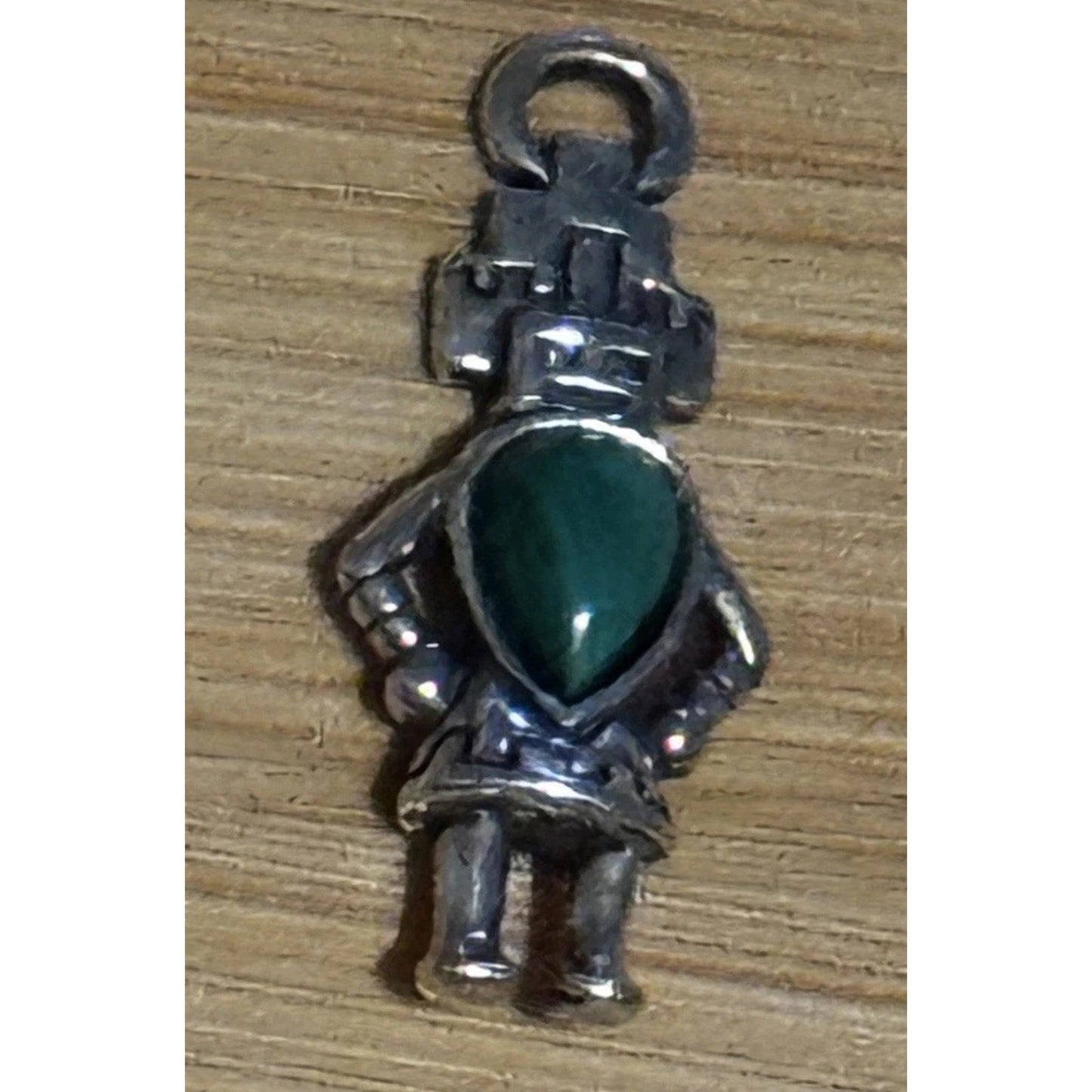 Vintage Carolyn Pollack 925 Sterling Silver Hemis Kachina Pendant Charm