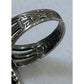 Vintage Navajo Turquoise Sterling Silver Green Turquoise Ring Old Pawn Size 6.5