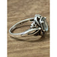 Vintage Blue Topaz Sterling Silver Ring By KABANA Size 6