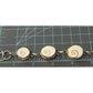 Natural Shiva Eye OR Gomati Chakra 925 Sterling Silver Unisex Healing Bracelet