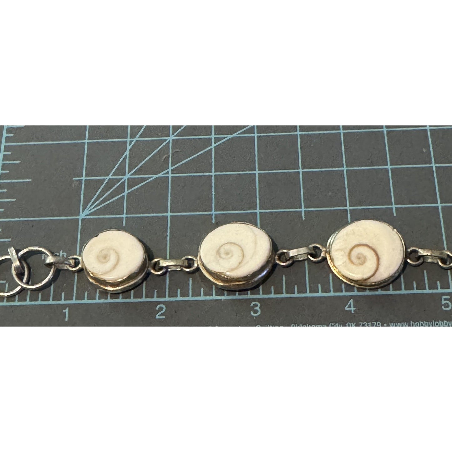 Natural Shiva Eye OR Gomati Chakra 925 Sterling Silver Unisex Healing Bracelet
