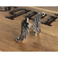 Sterling Silver Angel Wing Wrap Ring Size 8 Feather Gothic Boho