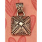 Vintage Bali Sterling Silver Box Pendant Signed 925 MD Ornate Amulet Style 1”
