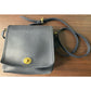 Vintage COACH Navy Blue Leaher Companion Crossbody Shoulder Bag Purse