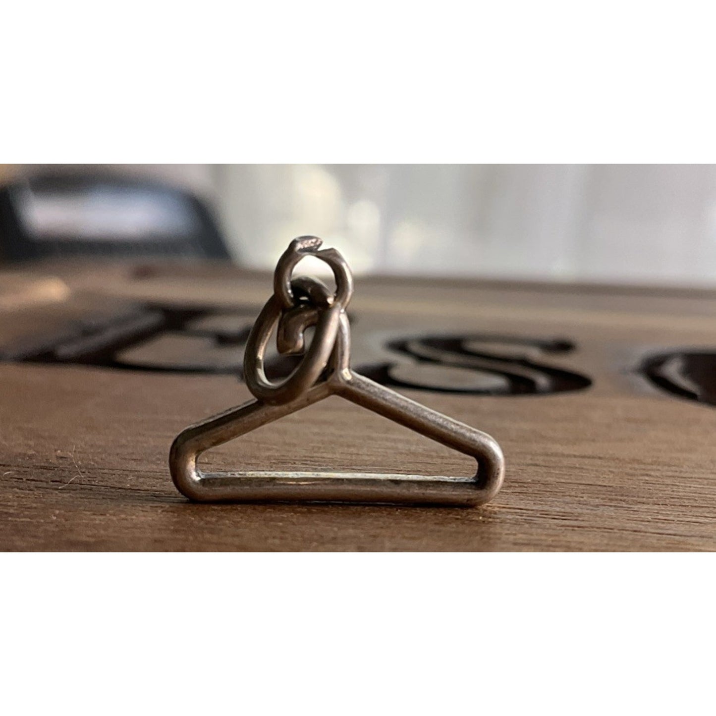 925 Sterling Silver Clothes Hanger Charm