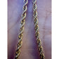 Vintage Signed AVON Gold Tone Rope Chain Necklace 20” Twisted Link 17g MINT