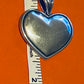 Preowned James Avery Retired Silver Engravable ORIGINAL Release Heart Pendant