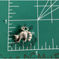 925 Sterling Silver Raccoon Charm