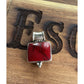 Vintage Taxco Mexico 925 Sterling Silver Red Jasper Pendant