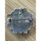 Thomas Allapowa Zuni Sterling Silver Colored Stones Flower Pin Pendant
