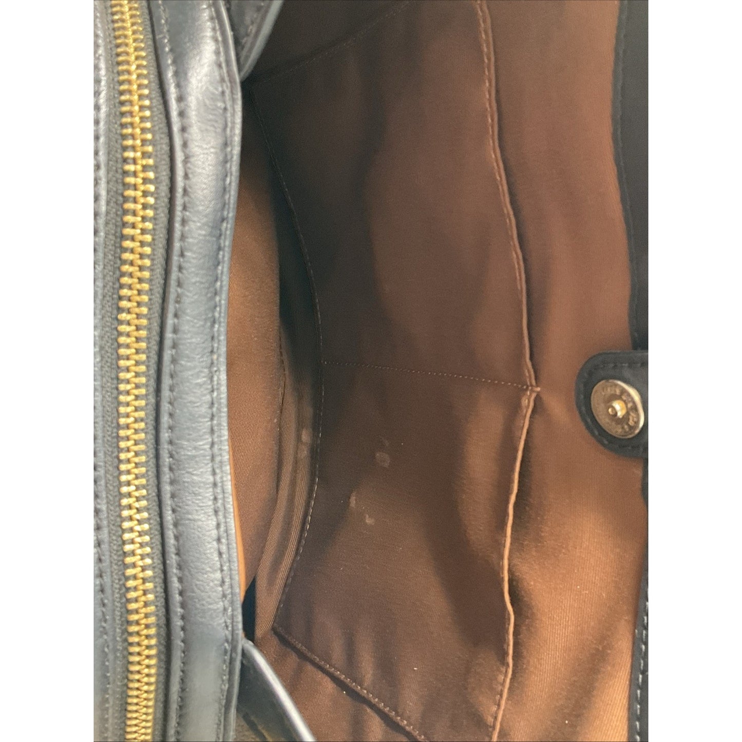 COACH KRISTY Shoulder Bag In Color Block Signature Canvas Khaki And Dark Brown