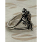 Pre owned James Avery Retired Sterling Silver/ Bronze La Vida Nueva Cross Ring Size 7