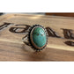 Vintage Sterling Silver Turquoise Ring Sz 7 Navajo Style