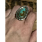 Vintage DC Sterling Silver Kingman Turquoise Ring Southwestern Navajo Sz 9 - 14g