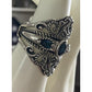 Carolyn Pollack Relios Sterling Silver Blue Gemstone Ring Size 9 Southwestern