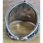 Vintage Tribal Sterling Silver 3 Stone Turquoise Saddle Ring Afghan Kuchi Sz 8