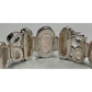 Vintage Sterling Silver Rainbow Moonstone Pearl Multi Gemstone Bracelet