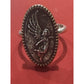 James Avery Retired Bronze & Sterling Silver Seraphina Angel Ring Size 10 Pre-Owned