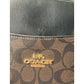 Coach Signature Padded 15" Laptop Briefcase Leather Brown/Black