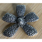 Bold Oxidized Silpada 925 Sterling Silver Pendant Daisy Flower