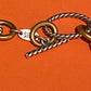 Preowned James Avery Retired HTF Chunky Silver and Bronze Changeable Necklace 20”