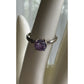 NF 925 Sterling Silver Purple CZ Ring Size 7 Solitaire Lavender Stone