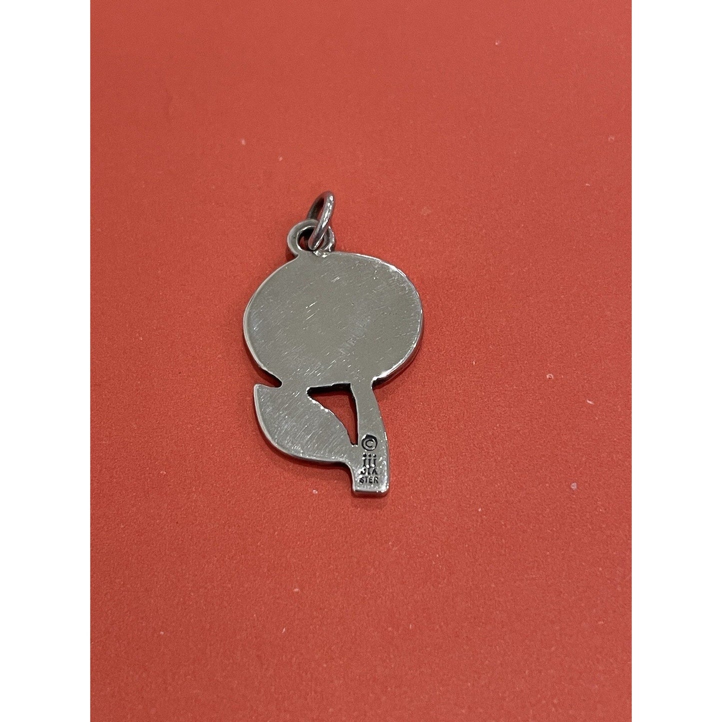 James Avery Retired Vintage Retro Large Silver Flower Charm Or Pendant Pre-Owned