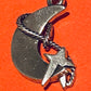 Preowned James Avery Retired Rare Silver Lasso Rope The Moon and Stars Charm