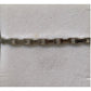 925 Sterling Silver Moissanite Link Bracelet 7.75” Pave Teardrop Circle 17g