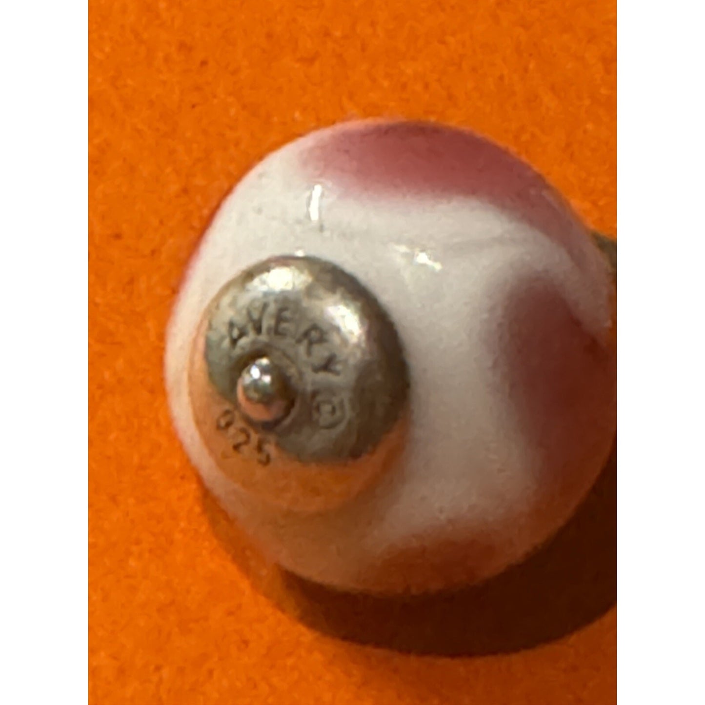 James Avery Retired Baby Girl Shoes Heart Glass Art Finial Charm Pre-Owned