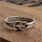 Sterling Silver Knot Ring Size 6.5 Rope Twist Infinity Love Knot Statement Ring