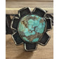 Vintage Sterling Silver Turquoise Ring Size 12 Large Statement Southwest Ring