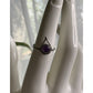 Vintage 925 Sterling Silver Purple Amethyst Cabochon Ring